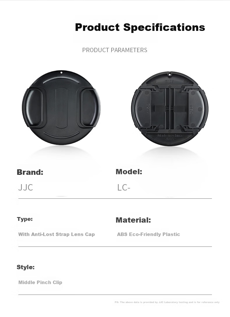 JJC 46mm Lens Cap with Anti-Lost Strap for Canon/Nikon/Sony/Fujifilm DSLR and Mirrorless Cameras 7