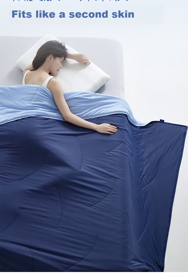 Jingyan Summer Cooling Quilt Air Conditioning Blanket Ice Silk Cooling Summer Single Double Thin Quilt Core Class A Suitable for Sleeping Naked 1.5x2m 16