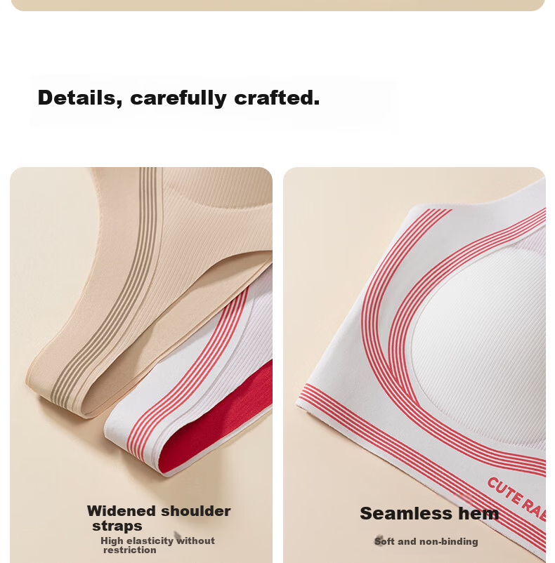 Meishianxuan Middle School Girls' Underwear Sports Vest Bra for Adolescent Girls and Teenagers 19