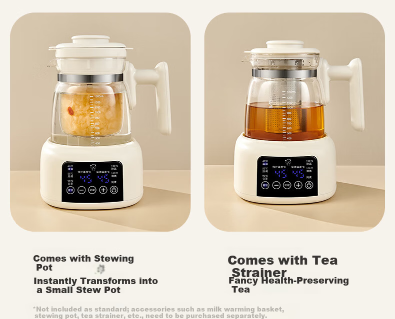 Xiaobeixiong Thermostatic Kettle Baby Milk Warmer Multifunctional Electric Kettle Health Pot Stewing Tea Maker 13