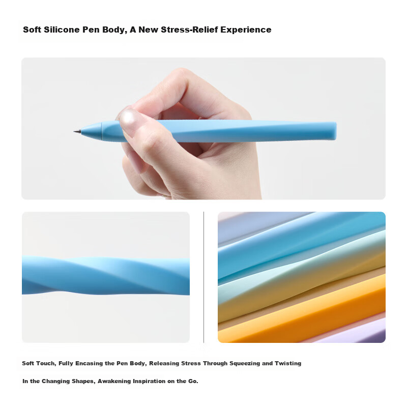KACO TWIST 0.5mm Black Gel Pen Quick-Dry Student Signature Pen Carbon Ballpoint Pen Bihu Green 1pc