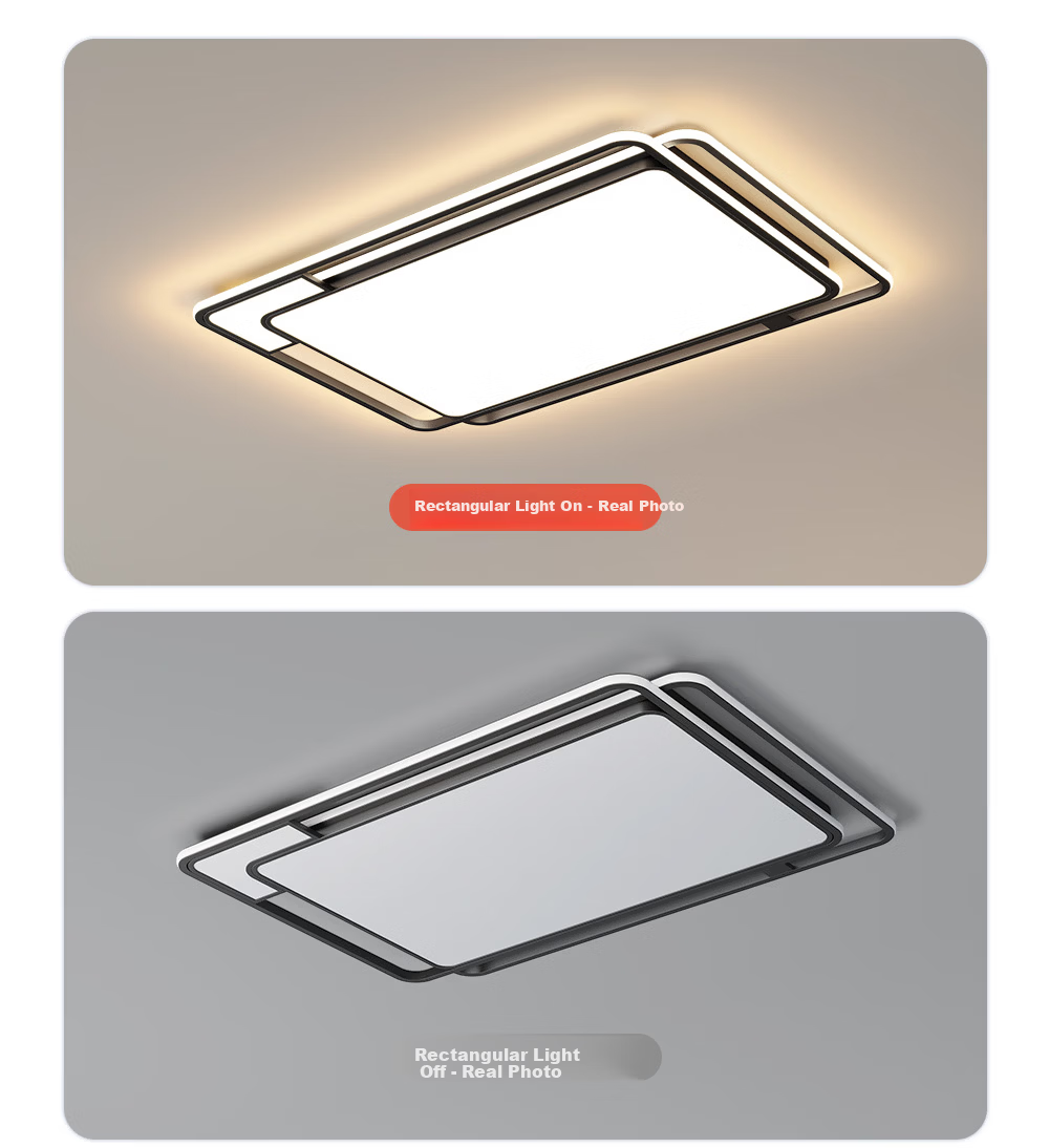 Kuka LED Ceiling Light Nordic Eye Protection Cree Lighting Living Room Bedroom 110cm - Smart [Installation Included] 42