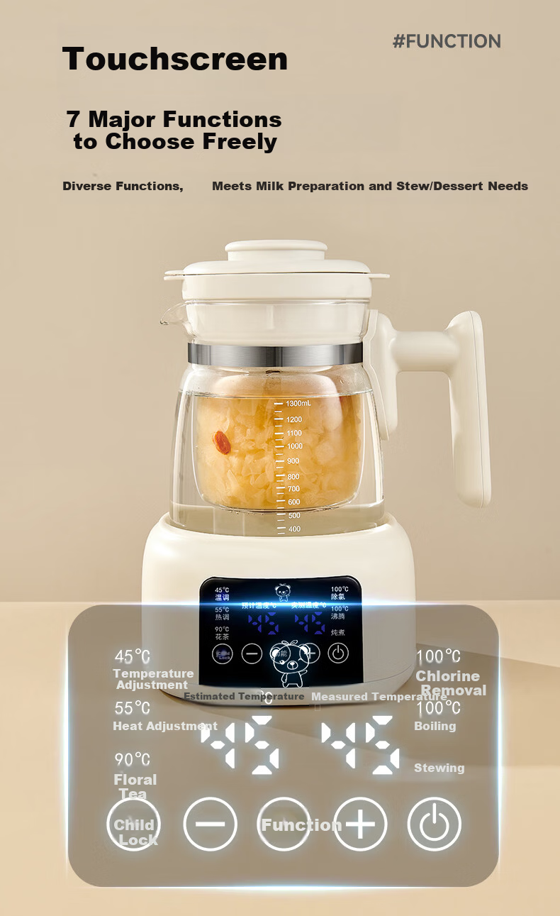 Xiaobeixiong Thermostatic Kettle Baby Milk Warmer Multifunctional Electric Kettle Health Pot Stewing Tea Maker 10