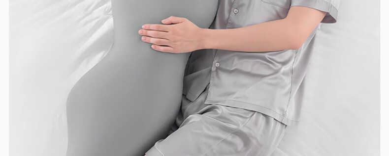 Dr. Chu Men's Sleeping Body Pillow Leg Hugging Side Sleep Ice Silk Seahorse Long Bolster Pillow Removable Washable Summer 10