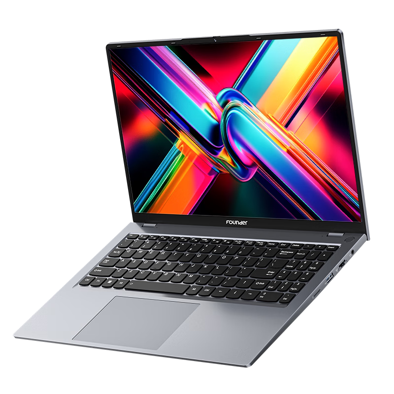 Founder 2026 New Core Ultra5 Laptop Lightweight HD Large Screen 16GB RAM 256GB Storage Student Online Course Entertainment Gaming Notebook with National Subsidy