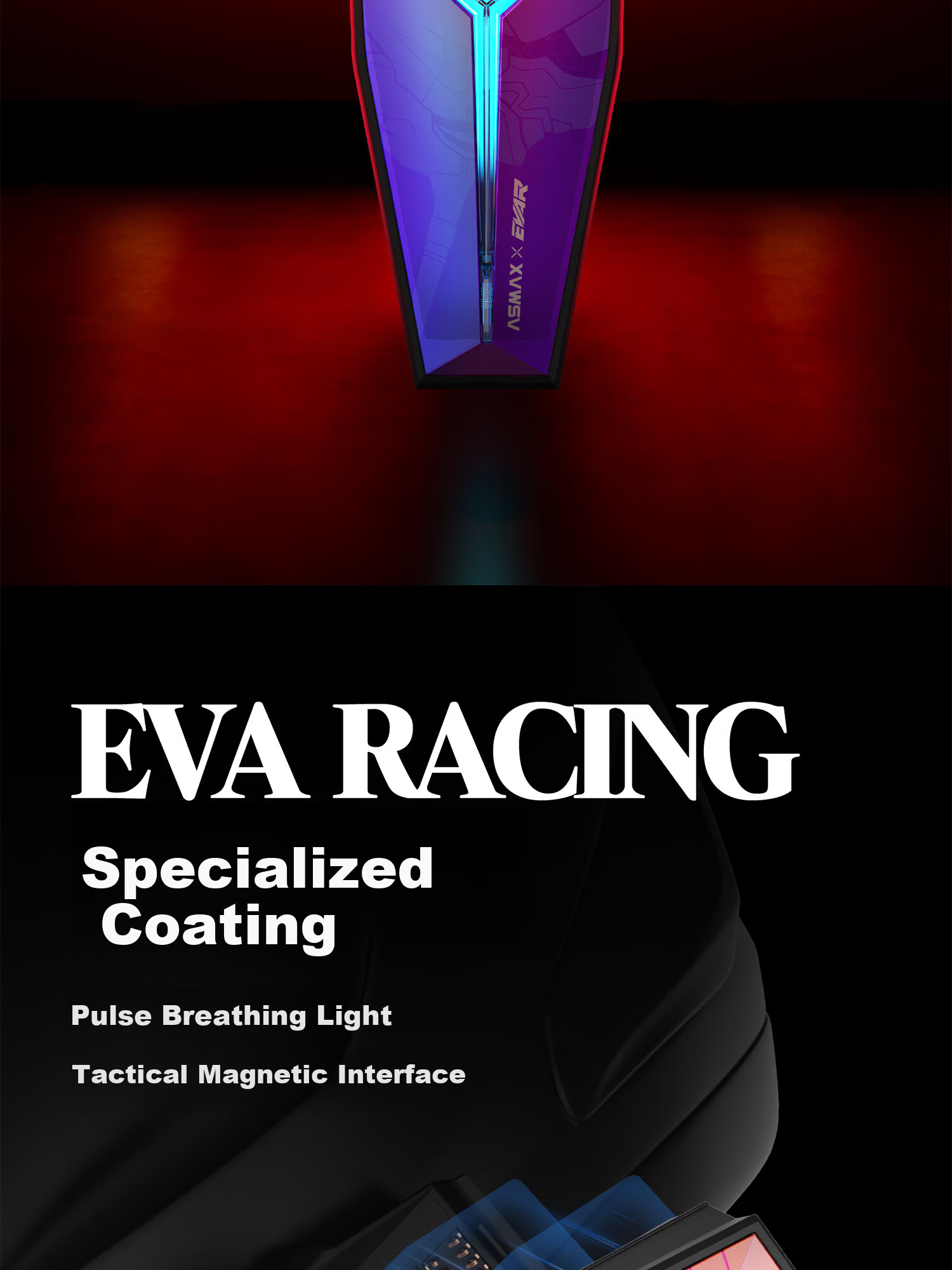 ASMAX & EVA Helmet Bluetooth Headset High-End Motorcycle Riding Professional Noise-Cancelling Evangelion Unit-02 Edition 6