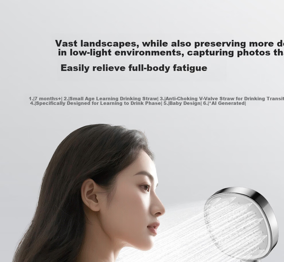 ARROW Self-Cleaning Multifunction Large Panel Handheld Shower Head High-Pressure Single Head AE58162CP 10