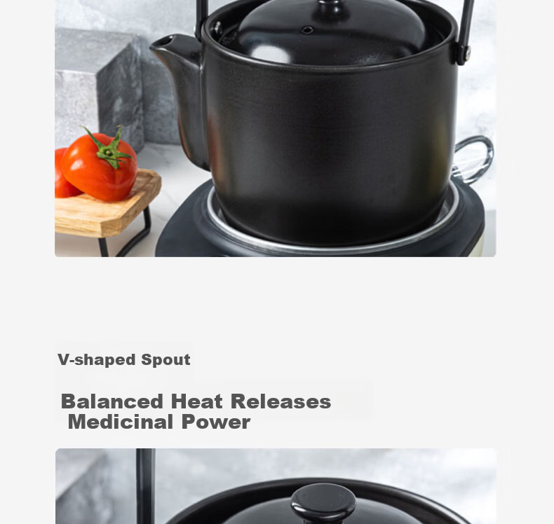 SANYUAN 3L Direct-Pour Intelligent Herbal Medicine Cooker Automatic Ceramic Herbal Decoction Pot YH30-A1 Large Capacity Split-Type Health Pot for Home Use 6