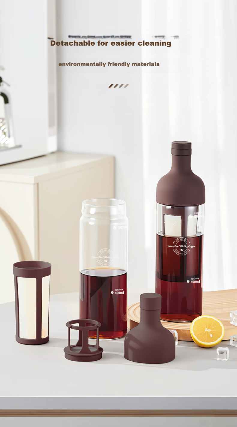 Circle Joy Cold Brew Coffee Cup Portable Home Travel Cold Brew Bottle Cold Brew Cup Water Cup American Cold Brew Pot 1000ml 8
