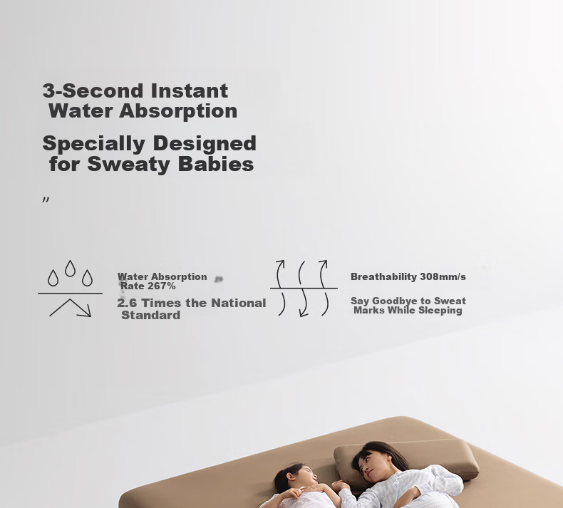 Meiduo Jia Parent-Child Fitted Sheet Matching Pillowcase Seamless Underwear-Grade Antibacterial Pillowcase 40x68cm 1 Piece Tranquil Brown 19