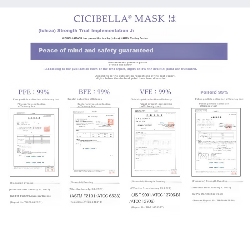 CICIBELLA Japan Imported 3D 6D Quick-Dry Sunscreen Windproof Dustproof Lightweight Breathable Unisex Mask 10 Pieces 7