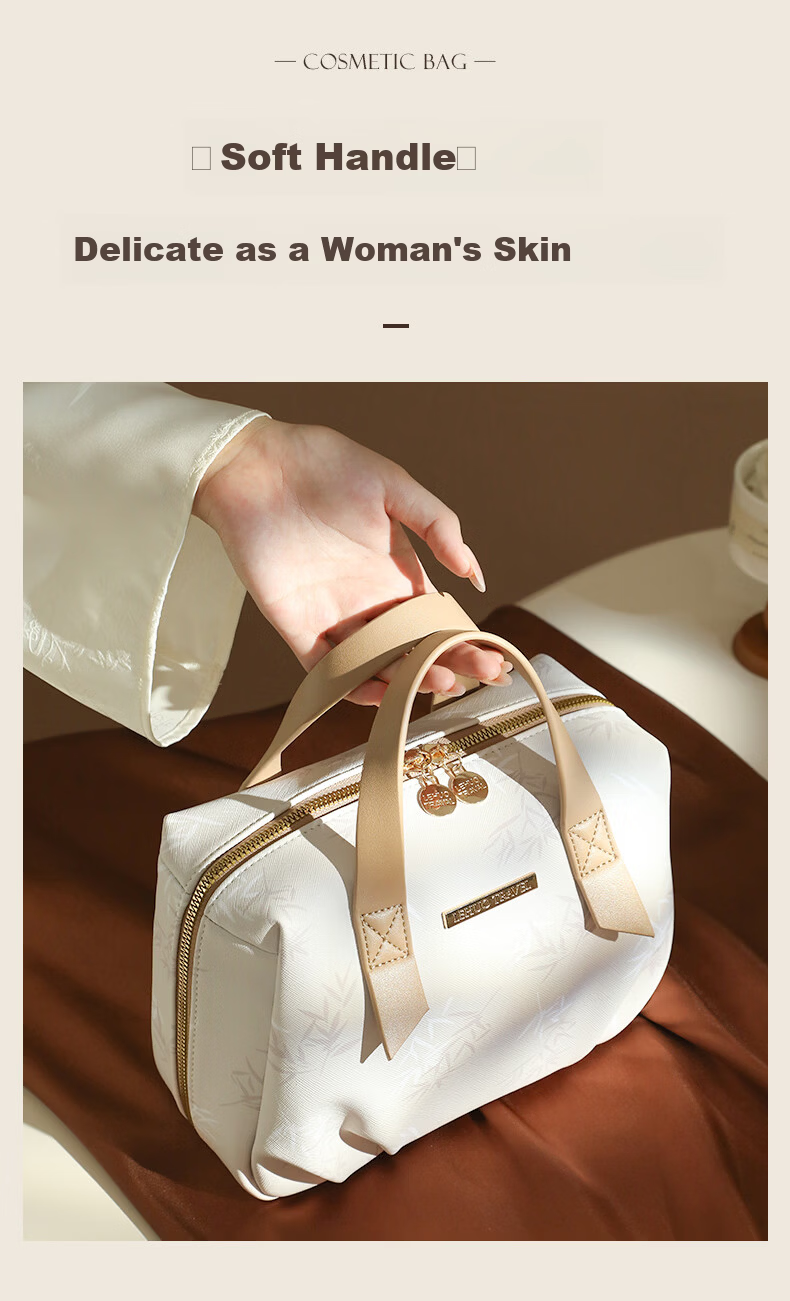 LOHO Travel Makeup Bag Portable Women's 2026 New High-Value Large Capacity Toiletry Skincare Storage Pouch Box Bag 10