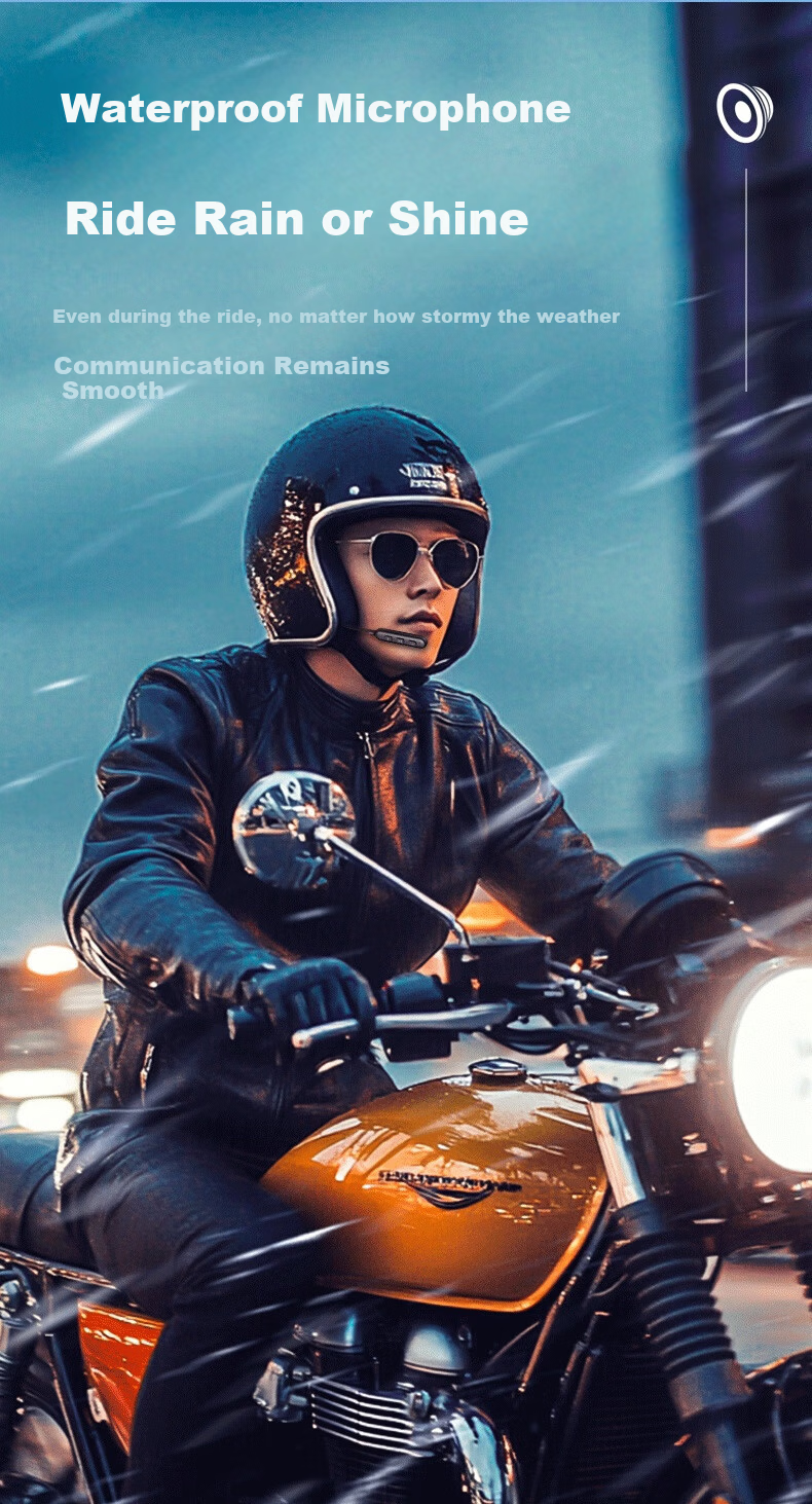 Hengjiang BT30 Built-in Integrated Helmet Bluetooth Headset Full Helmet Half Helmet Waterproof Long Battery Life [Universal for Winter and Summer Helmets] 14