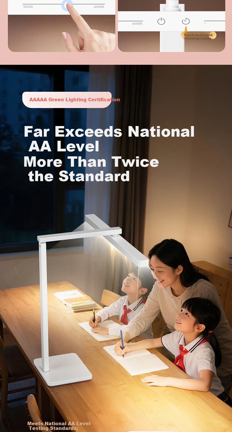 Kuka Clip-On Eye Protection Desk Lamp Desktop Street Lamp Hanging Wall-Mounted Bookshelf Light Children's Student Study Reading Lamp 4