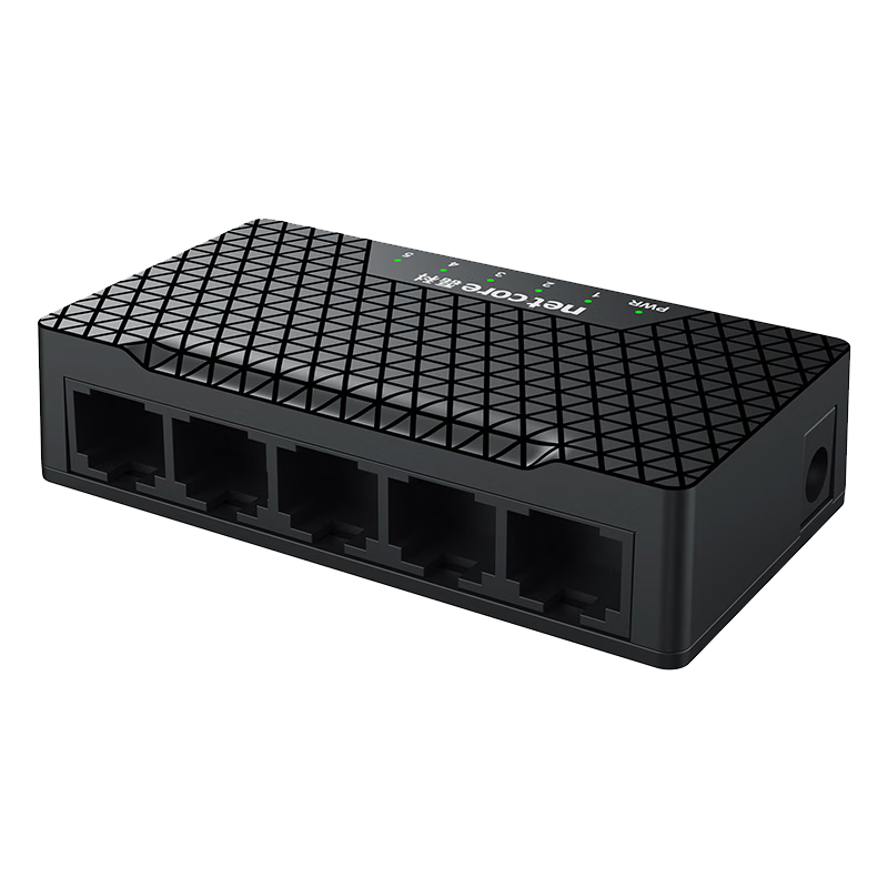 Netcore NS105A 5-Port 100Mbps Switch 4-Port Home Dormitory Network Ethernet Switch Splitter 1-to-4 Expander Splitter Surveillance Splitter HUB Hub