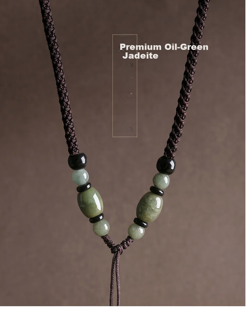 Dijing Pendant Necklace Cord for Men and Women High-End Jade Pendant Hetian Jade Pendant Cord Jade Guanyin Peace Buckle Accessory Hanging Rope 1