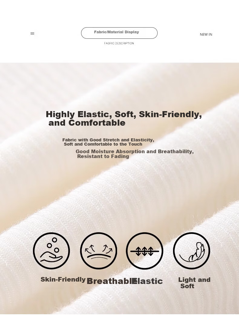 Yuzhaolin Women's Basic Long Sleeve T-Shirt Thin Large U-Neck Slim Fit Simple Versatile Top for Spring and Autumn 3