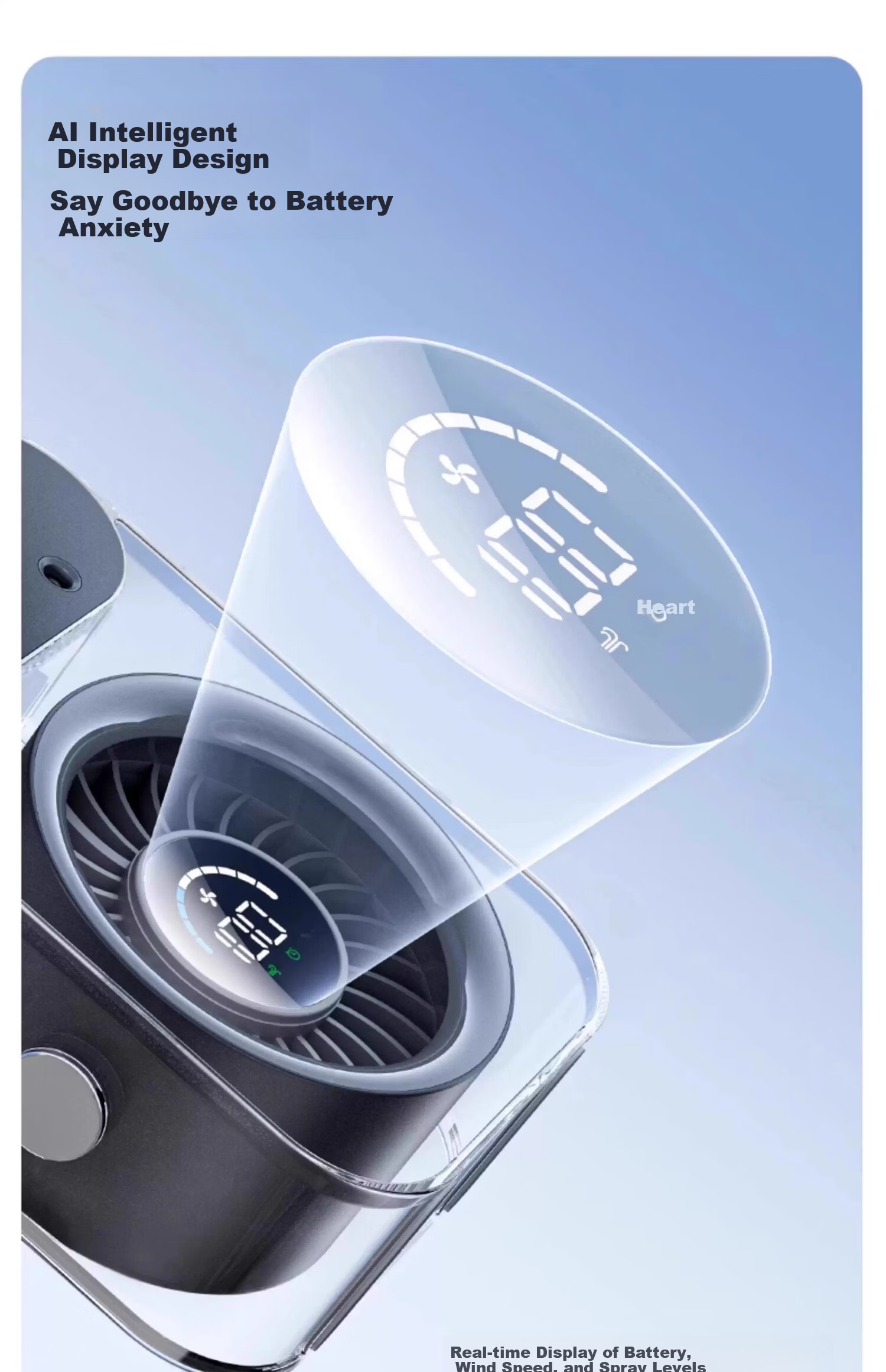 Upgraded Desktop USB Mini Mist Fan Portable Air Conditioner Small Home Office Dorm Silent Long Battery Life Electric Version Black 23