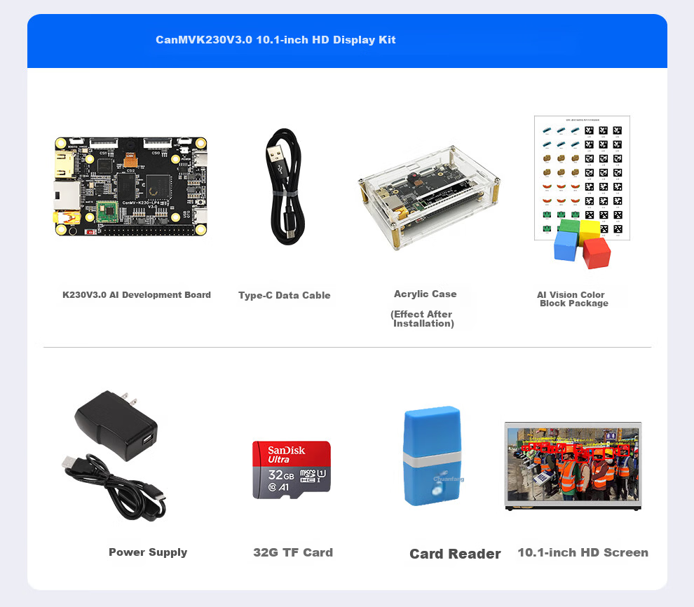 ChuangLeBo K230 Development Board CanMV K230 3.0 AI Development Board Vision Recognition Module Camera Artificial Intelligence 31