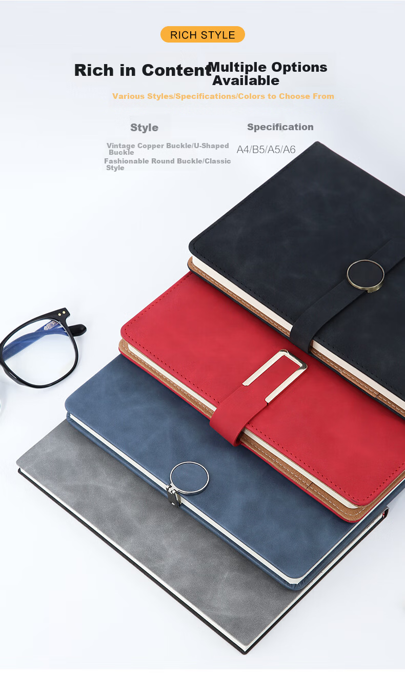 Weimei A5 Business Notebook Gift Box High-Quality 25K Thickened 200 Pages New Diary Work Log Meeting Record Customizable Logo 3