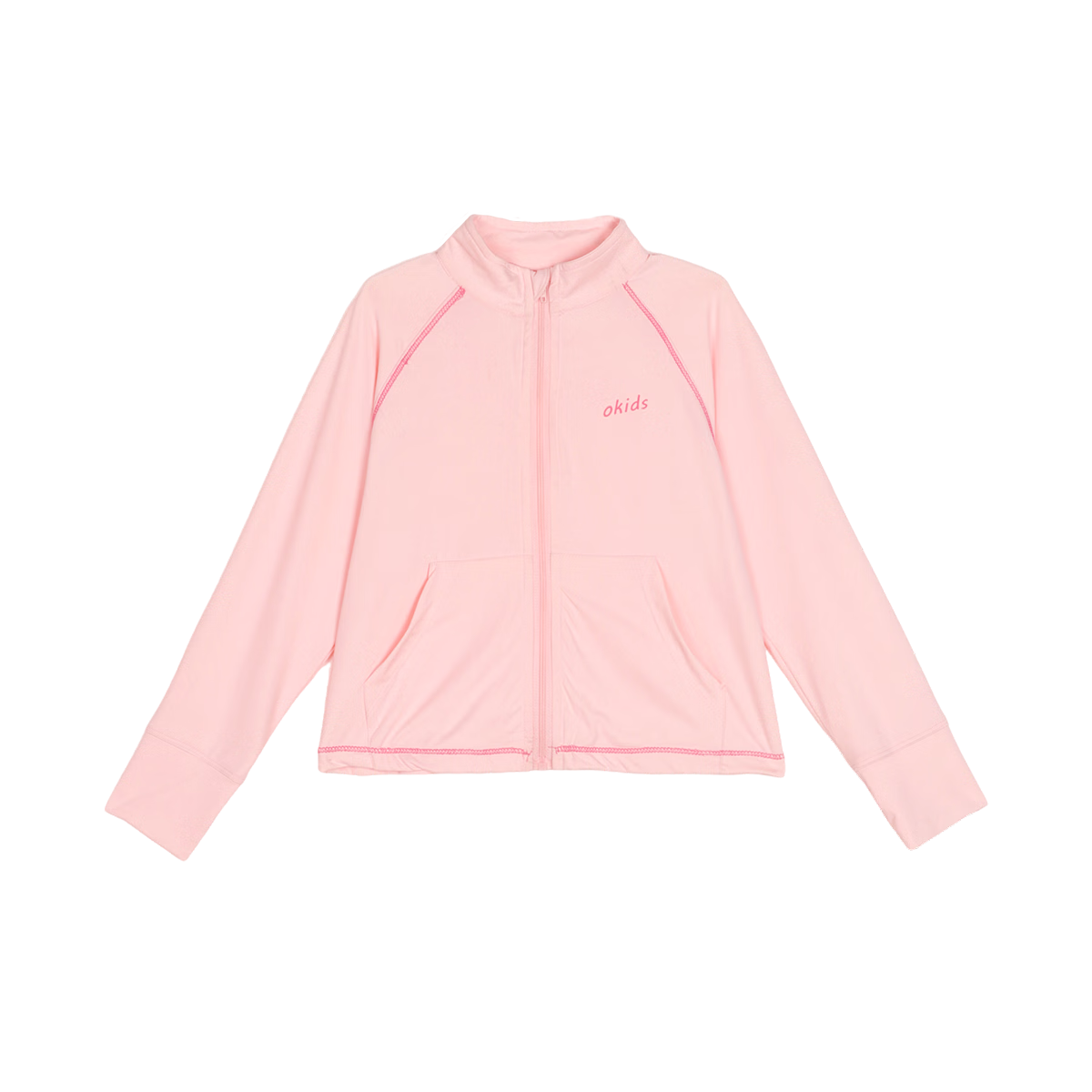 LUSON Little O Baby Kids Sun Protection Jacket Girls Stand Collar Ice Silk Cooling 2025 New Girls Sun Protection Shirt Coat