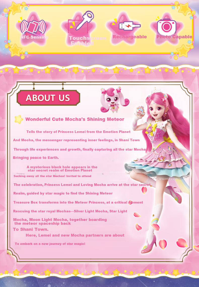 Qimiaomengko Toy Shining Meteor Mengko Playground Set Scene Combination Moonlight Starlight Mengko Girl New Year Gift 2