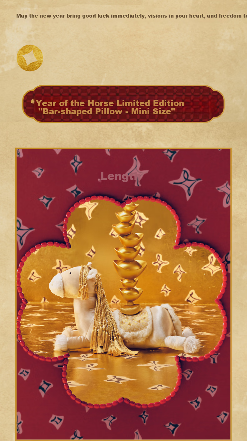 Tbh Song Yuqi Limited Edition Year of the Horse Money Pillow Plush New Year Gift with Peach Blossom Design 3