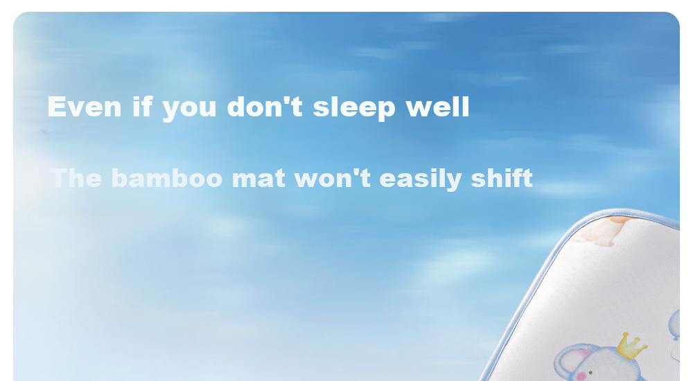 Beitais Baby Cooling Mat Breathable Ice Silk Mattress for Toddler Kindergarten Nap Bed Cloud Whale Fantasy 100*56cm 25