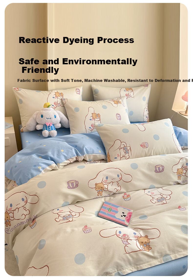 MINISO 100% Cotton Pillowcase Set of 2, Pure Cotton Xinjiang Cotton Pillow Protector Covers 48x74cm 7