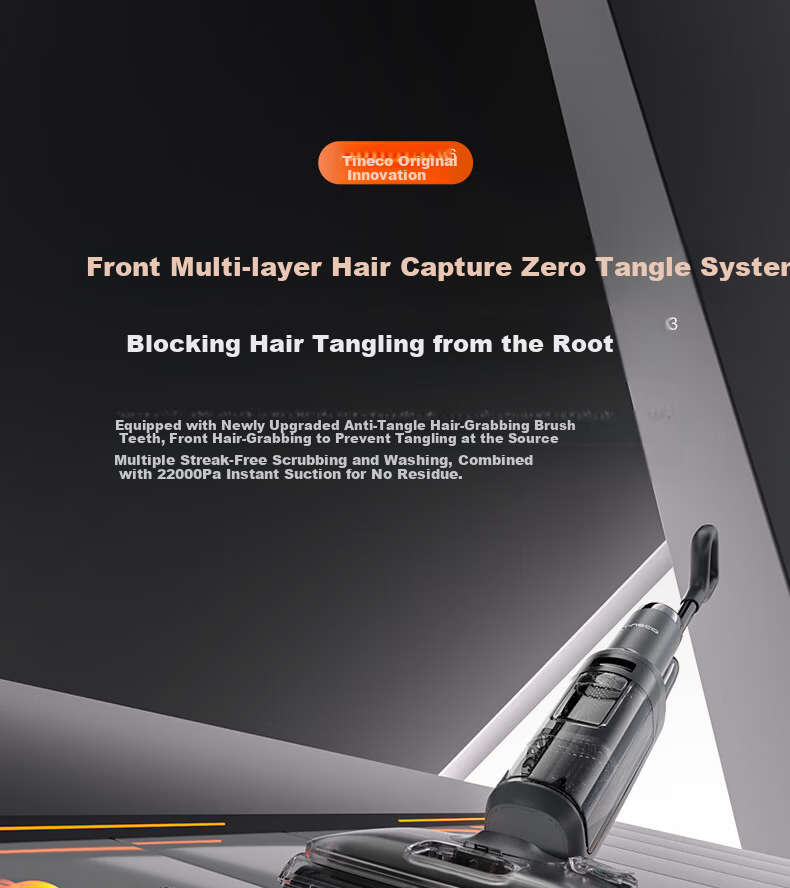 TINECO Fuwan StretchPlus High-Energy Floor Washer Robot with Anti-Tangle, Sterilization, Quick-Dry, and Automatic Cleaning Functions 2