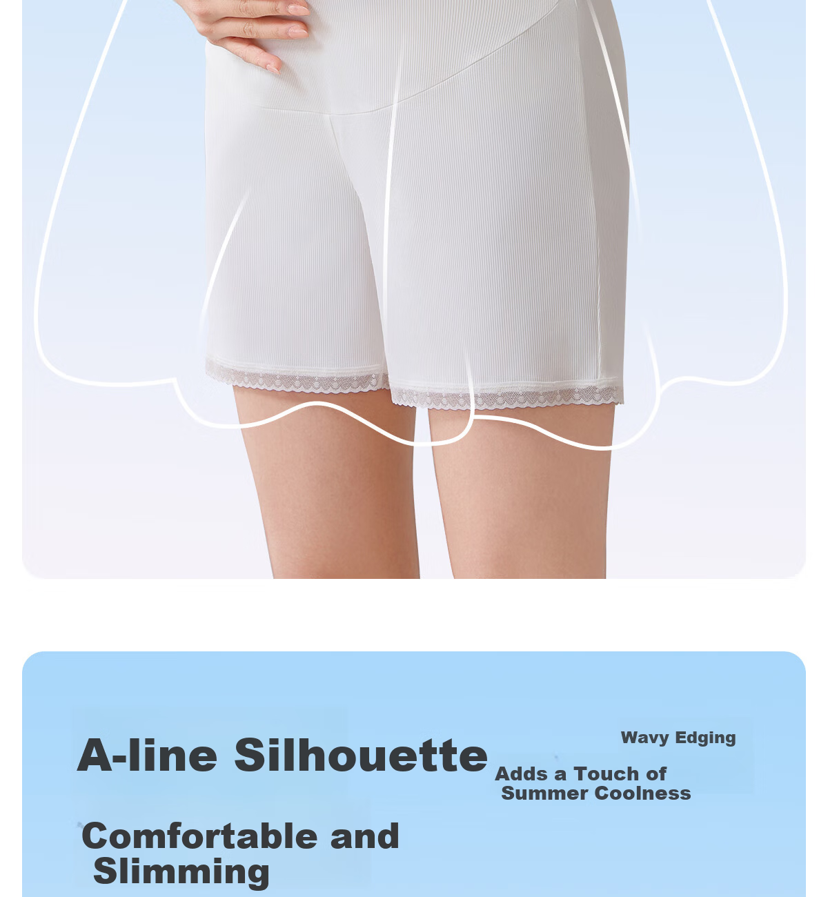 JOYNCLEON Maternity Safety Leggings Anti-Exposure Ice Silk High Waist Spring Summer Outerwear Skin Color L Jyk177099 16