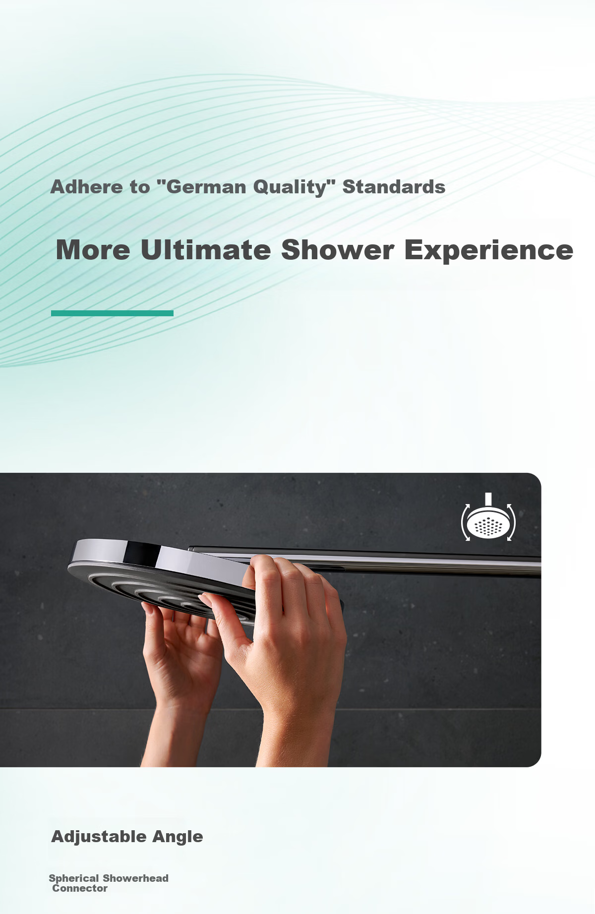 Hansgrohe Standard Shower Set Preshower Single-Speed Thermostatic Shower Shelf 24231007 10