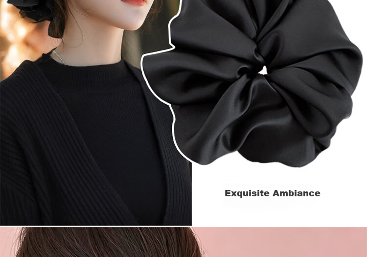 Meiyanji Large Intestine Hair Tie for Women High Elasticity Ponytail Holder Premium Hair Rope Zhao Lusi Style 9