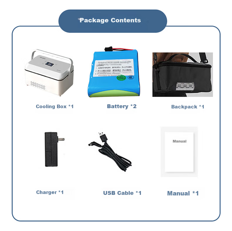 Xinxianglian Growth Hormone Chinese Herbal Medicine, Large Capacity Long-Lasting Cold Storage, Constant Temperature Box for Insulin Storage, Refrigerator Container 14