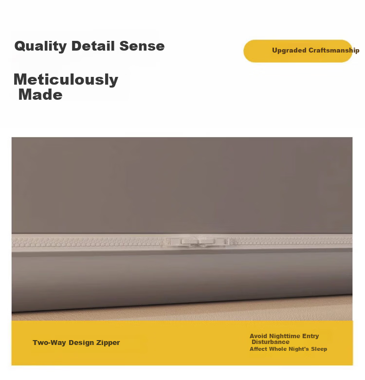 9i9 Anti-Fall Mosquito Net Class A Summer Baby Bedroom Integrated Infant Curtain Drop-Resistant Double Bed - Double Door 1.8m Bed Gray 5