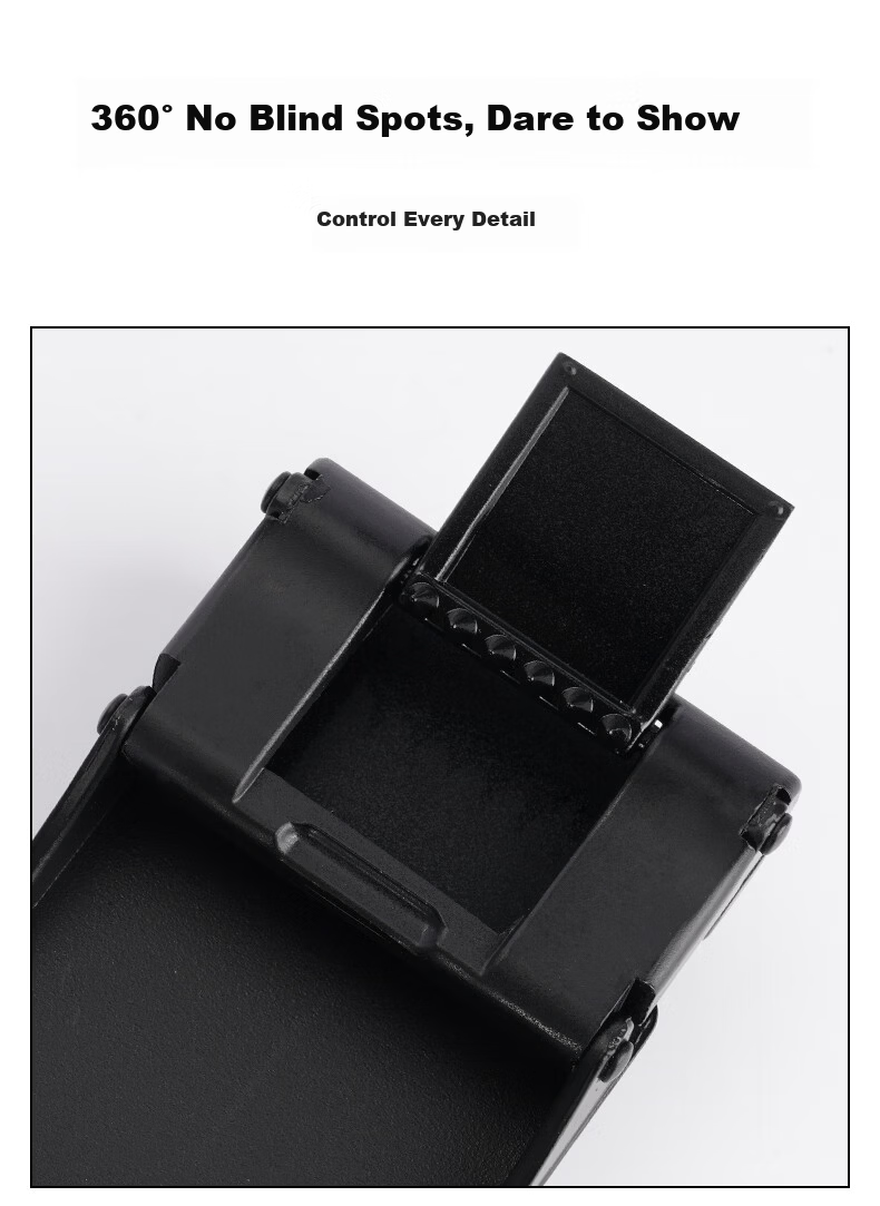 CARTELO Men's Leather Belt Buckle Head Business Casual Automatic Buckle Separate Waistband Accessory Without Strap 2