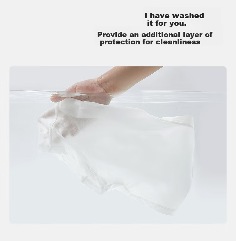 Q21 Children's and Adults' 7A Antibacterial Disposable Daily Use No-Wash Portable Underwear Single Pack [Girls] 160cm 4