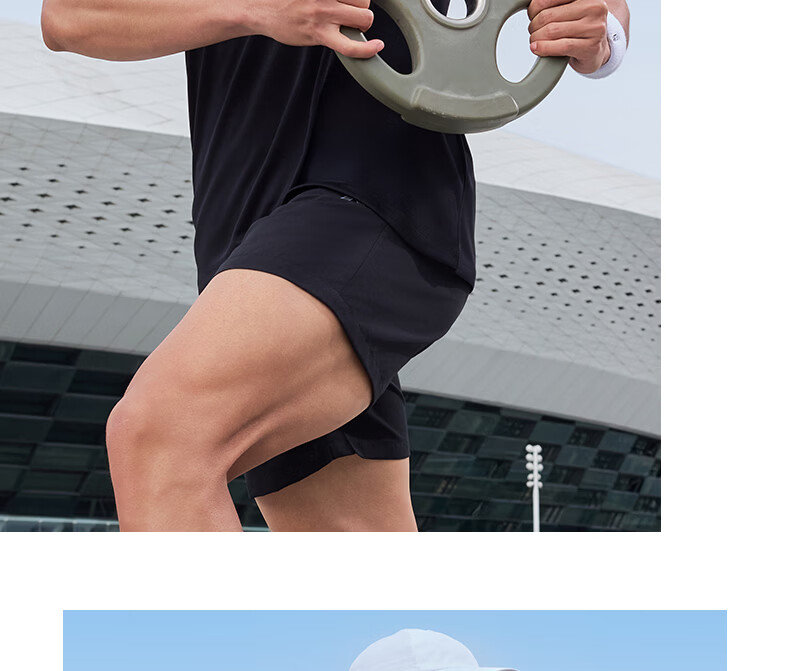 PEAK Men's Summer Sports Set Quick-Dry Breathable Sleeveless Vest and Shorts Badminton Running Fitness Two-Piece DF152010 28
