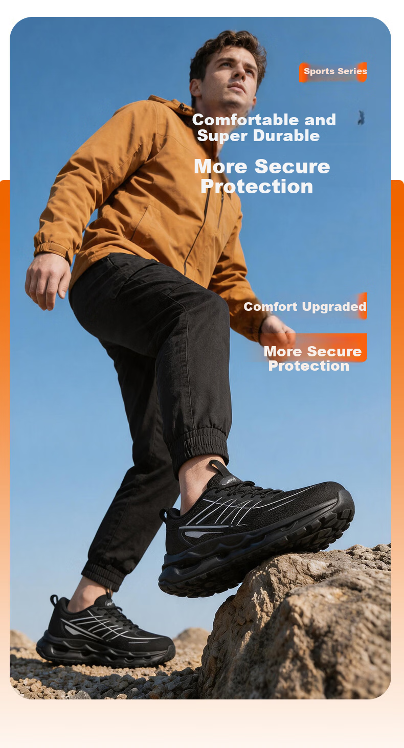 AOWANG Ultra-Light Soft Sole Safety Work Shoes Anti-Smash Anti-Puncture Insulated 10KV Wide Toe Comfortable Protective Electrician Shoes AW-925-45 2