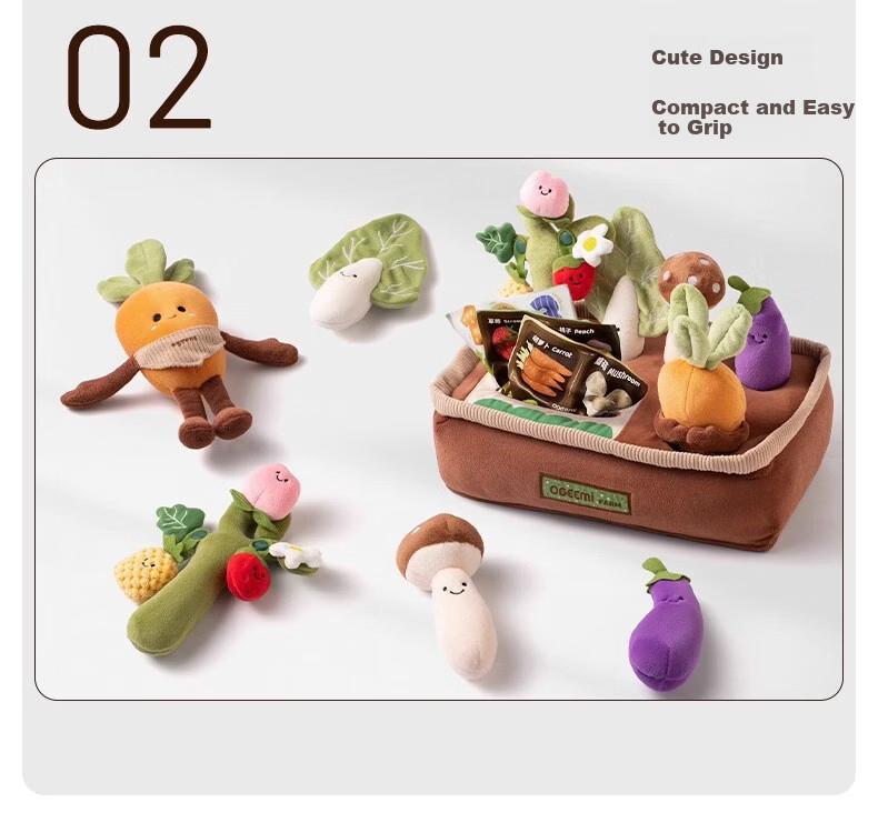 Jimi Pull Carrot Baby Teething Toy Durable Tear-Resistant Soothing Early Education Gift for Newborns and 100-Day Celebration 26