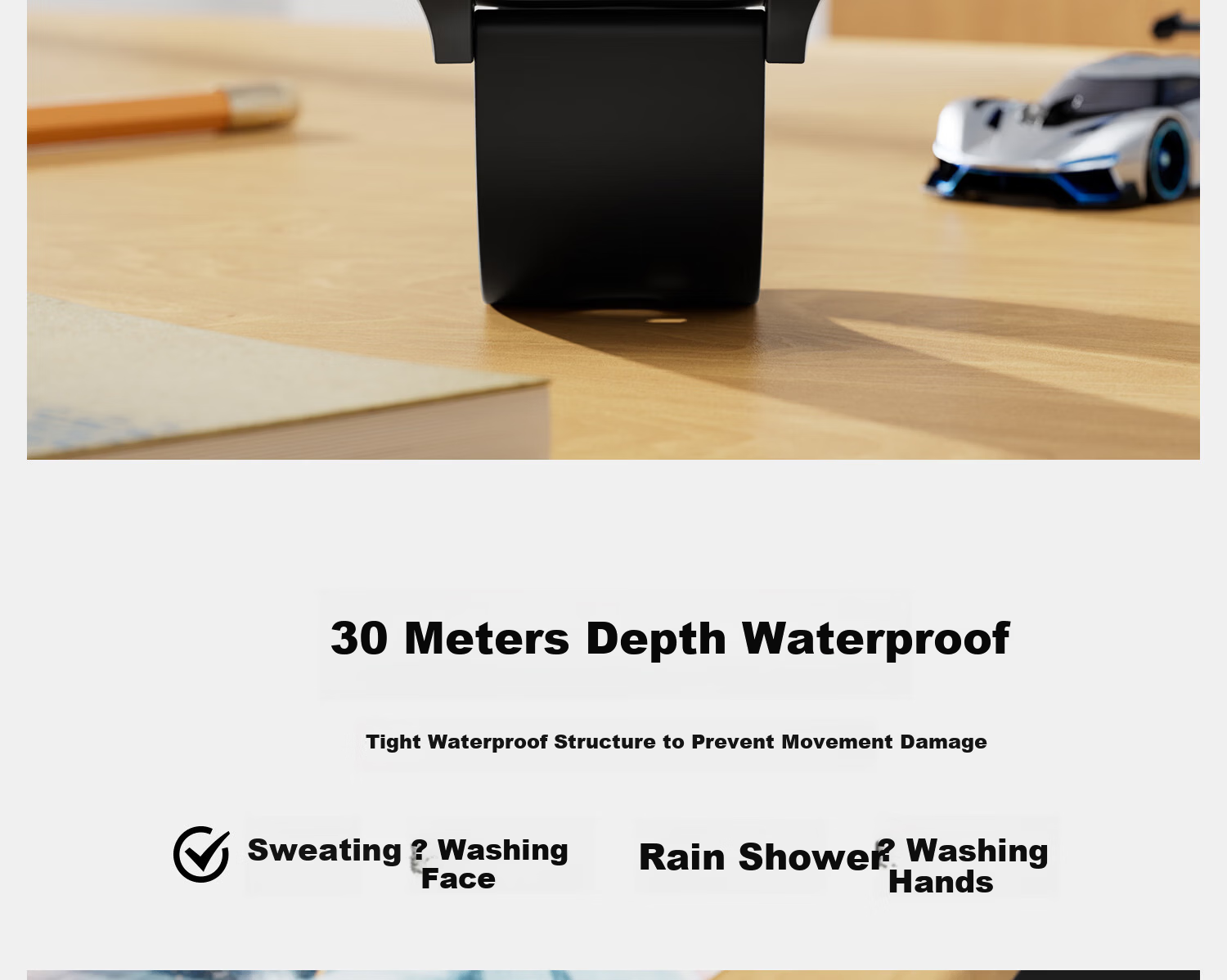 ZGO Men's Electronic Watch for Students, High School and Middle School, Luminous Waterproof Multifunctional Sports Digital Watch, Time Display Only 12