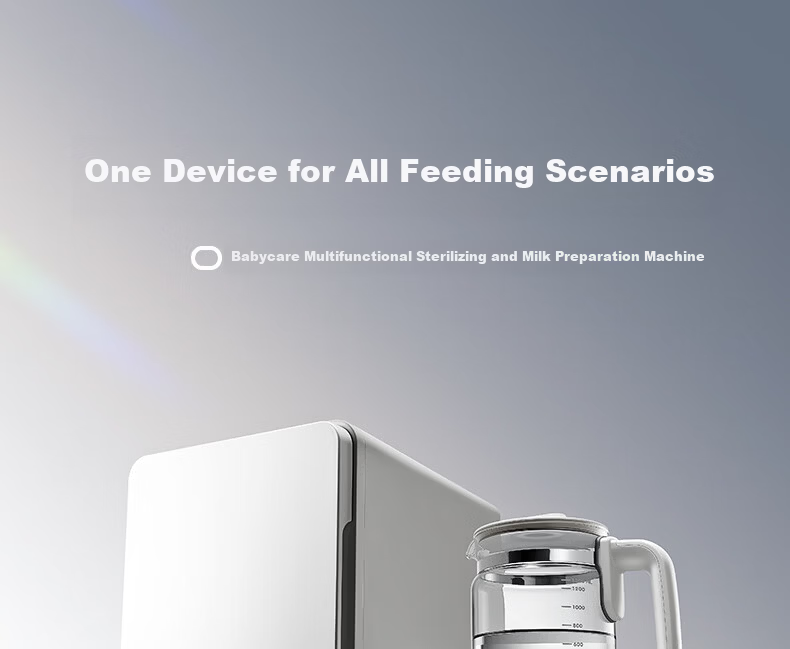 Babycare UV Sterilizer and Thermostatic Kettle 2-in-1 Baby Sterilizer and Milk Warmer Feeding Station Lite 4