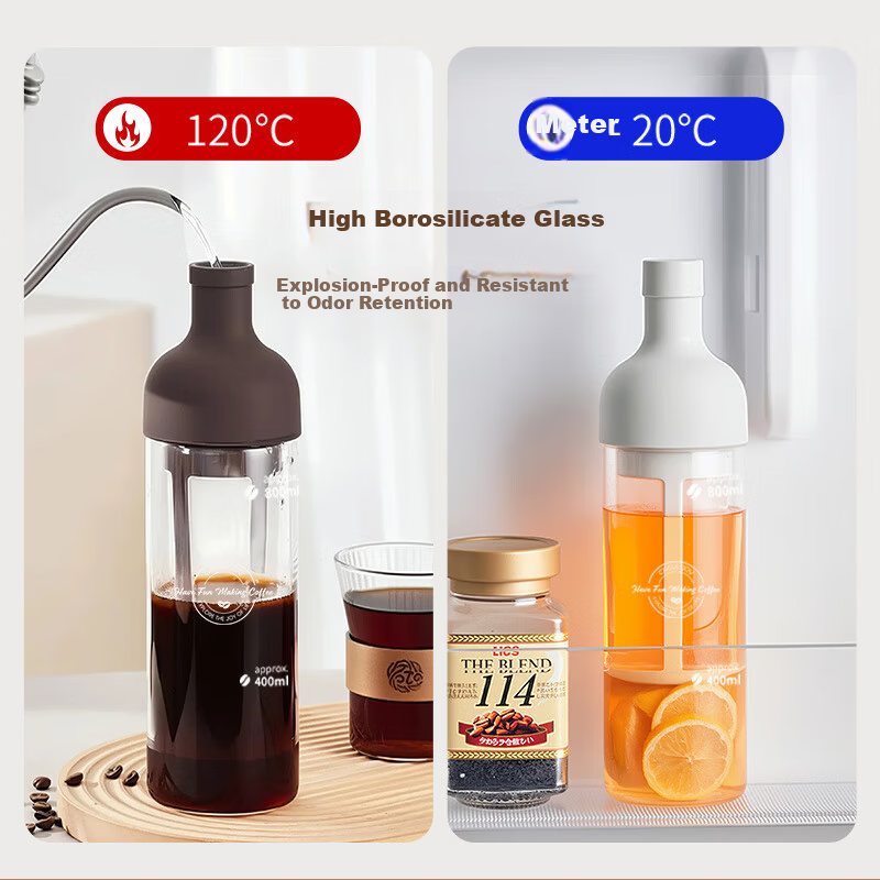 Circle Joy Cold Brew Coffee Cup Portable Home Travel Cold Brew Bottle Cold Brew Cup Water Cup American Cold Brew Pot 1000ml