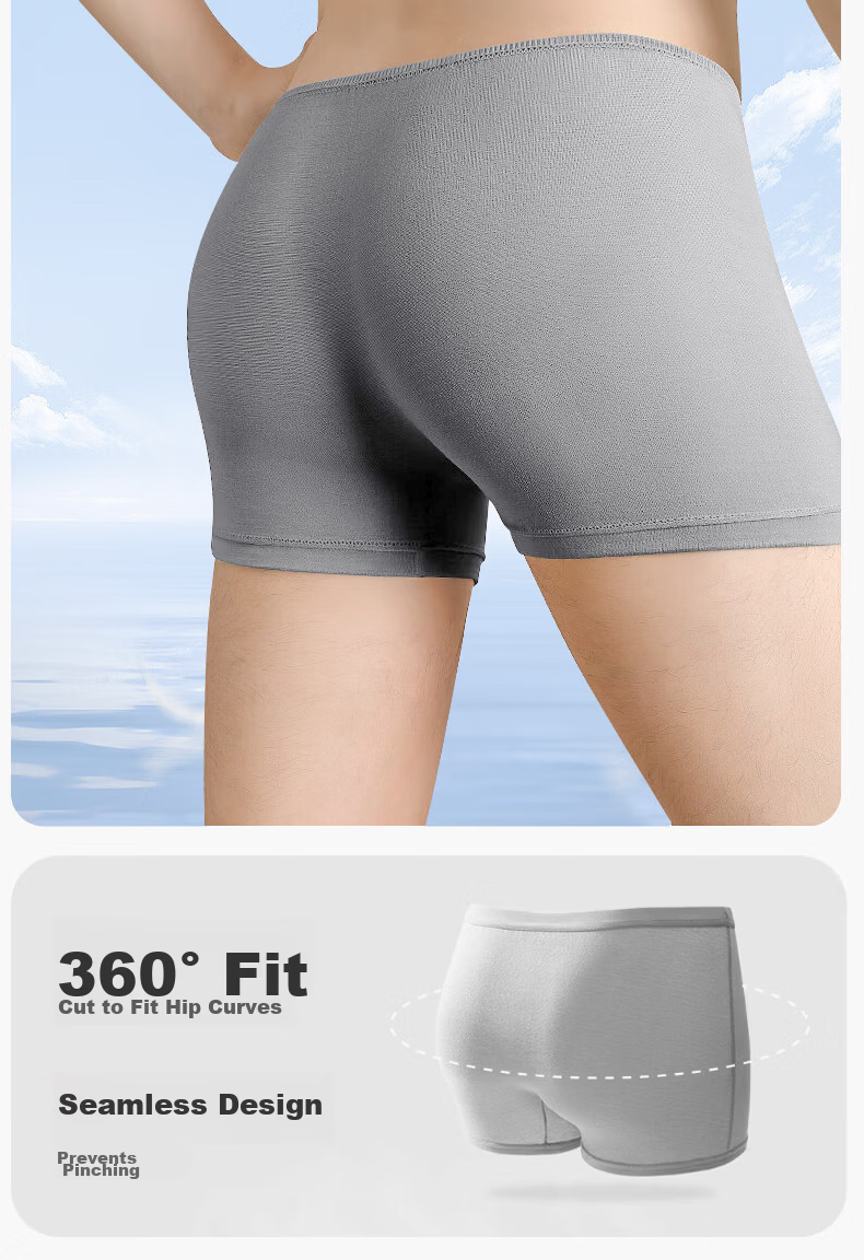 Nanami Akio Disposable Sterilized Boxer Briefs, Wash-Free, Individually Packaged, Travel Four-Corner Large Size Underwear, 8 Pieces, 3XL 9