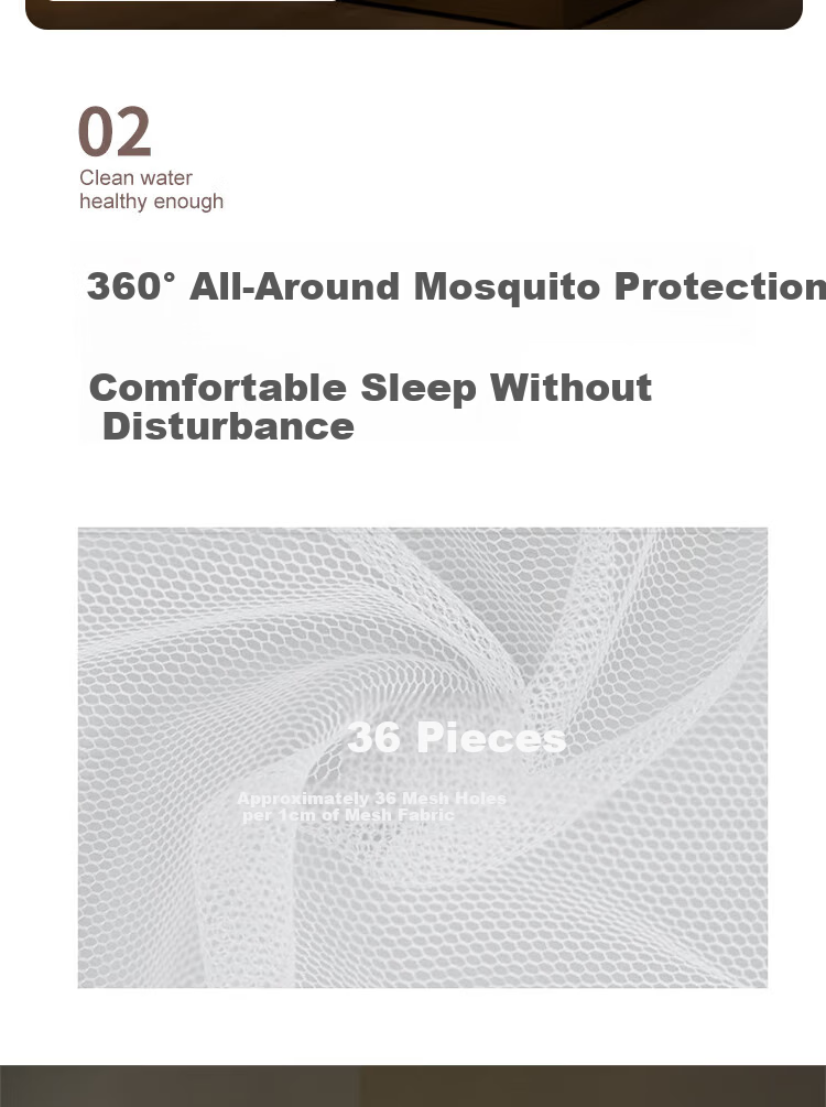 MUJI Anti-Fall Mosquito Net A-Class Full Enclosure Baby and Children's Mosquito Net Home Use Three-Door 1.5x2m Bed 7