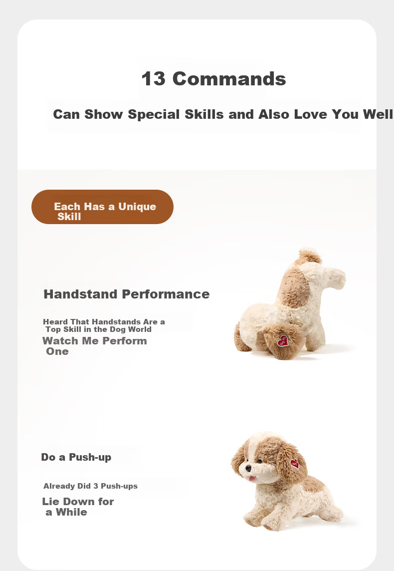 Babycare Talking Plush Animal Dog Maltese Baby Toy Children's Day Gift Realistic Pet 4