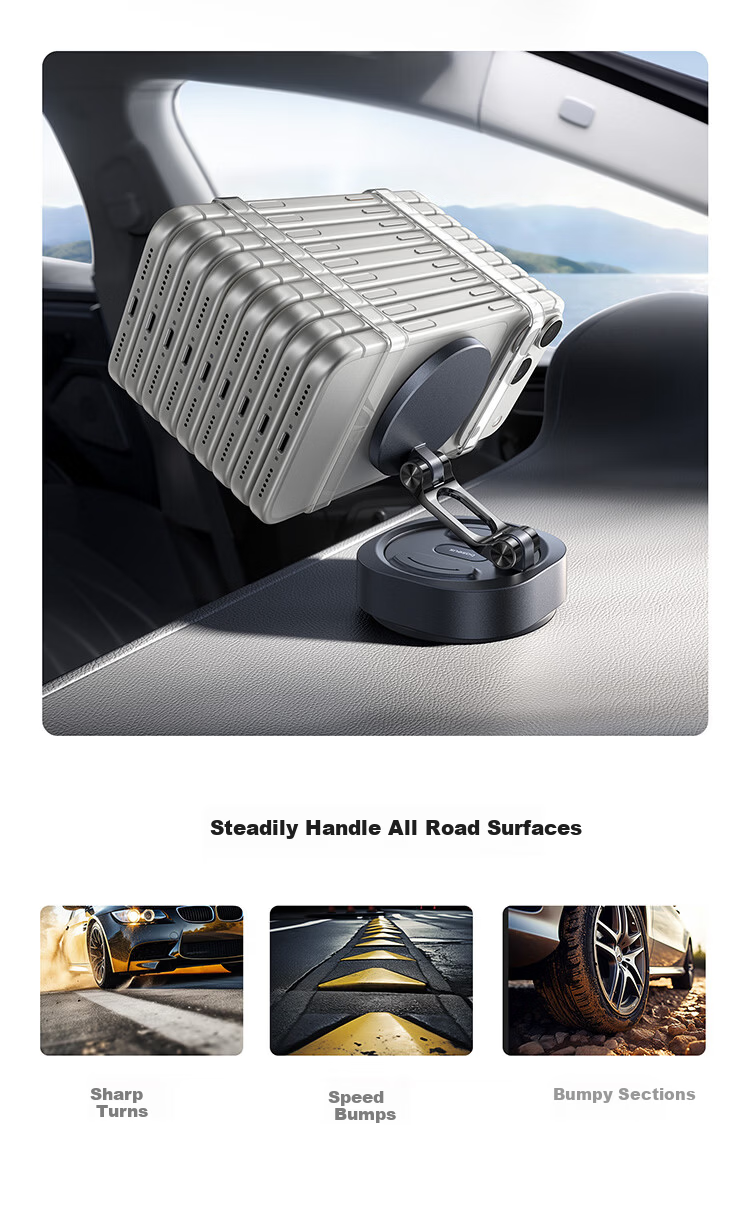BASEUS [No Trace Vacuum Adsorption] Car Phone Holder Magnetic Dashboard Suction Cup Car Navigation 2026 New Model 19