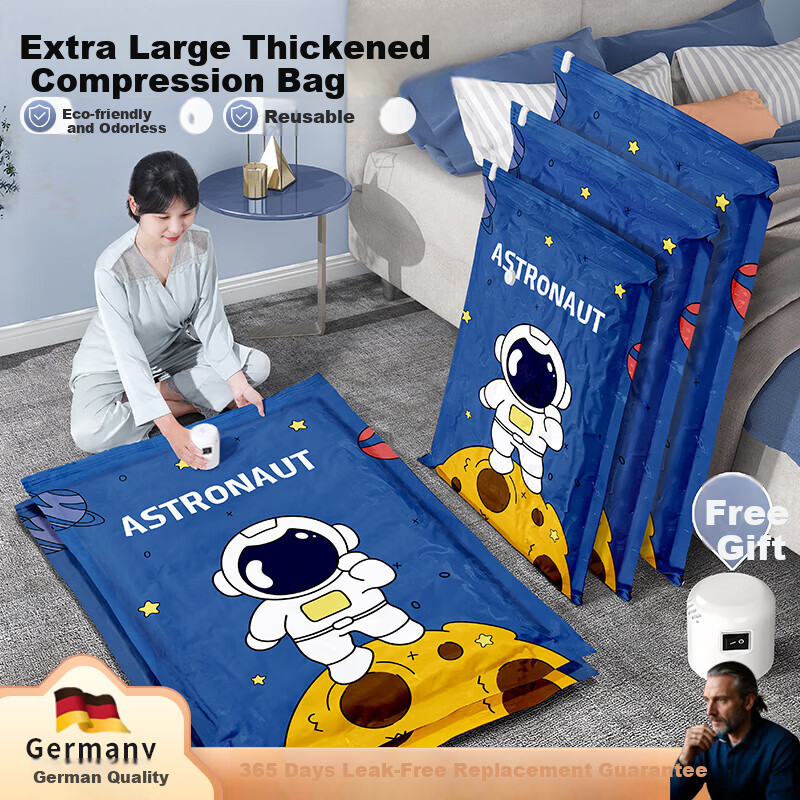 Antu Vacuum Compression Storage Bags for Clothes and Quilts, Special Luggage Air Extraction Bags, Household Sealed Storage Organizer Bags