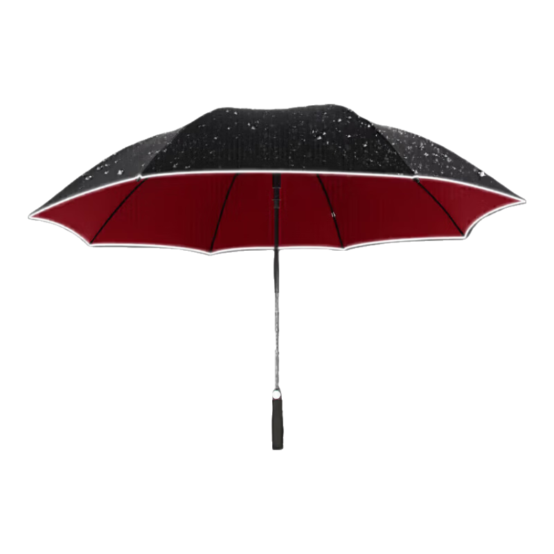 BAHAINIAO Double-Layer Umbrella, Long Handle, Enlarged Size, Extra Large, Sturdy, Reinforced, Thickened, Storm-Resistant, Double-Person, 150cm Extra-Large Umbrella