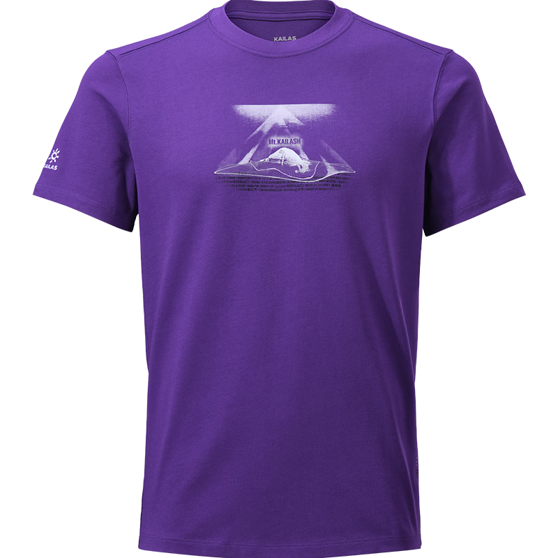 KAILAS Kailas Gang Rinpoche Cotton T-Shirt Spring Summer Outdoor Hiking Breathable Lightweight Short Sleeve